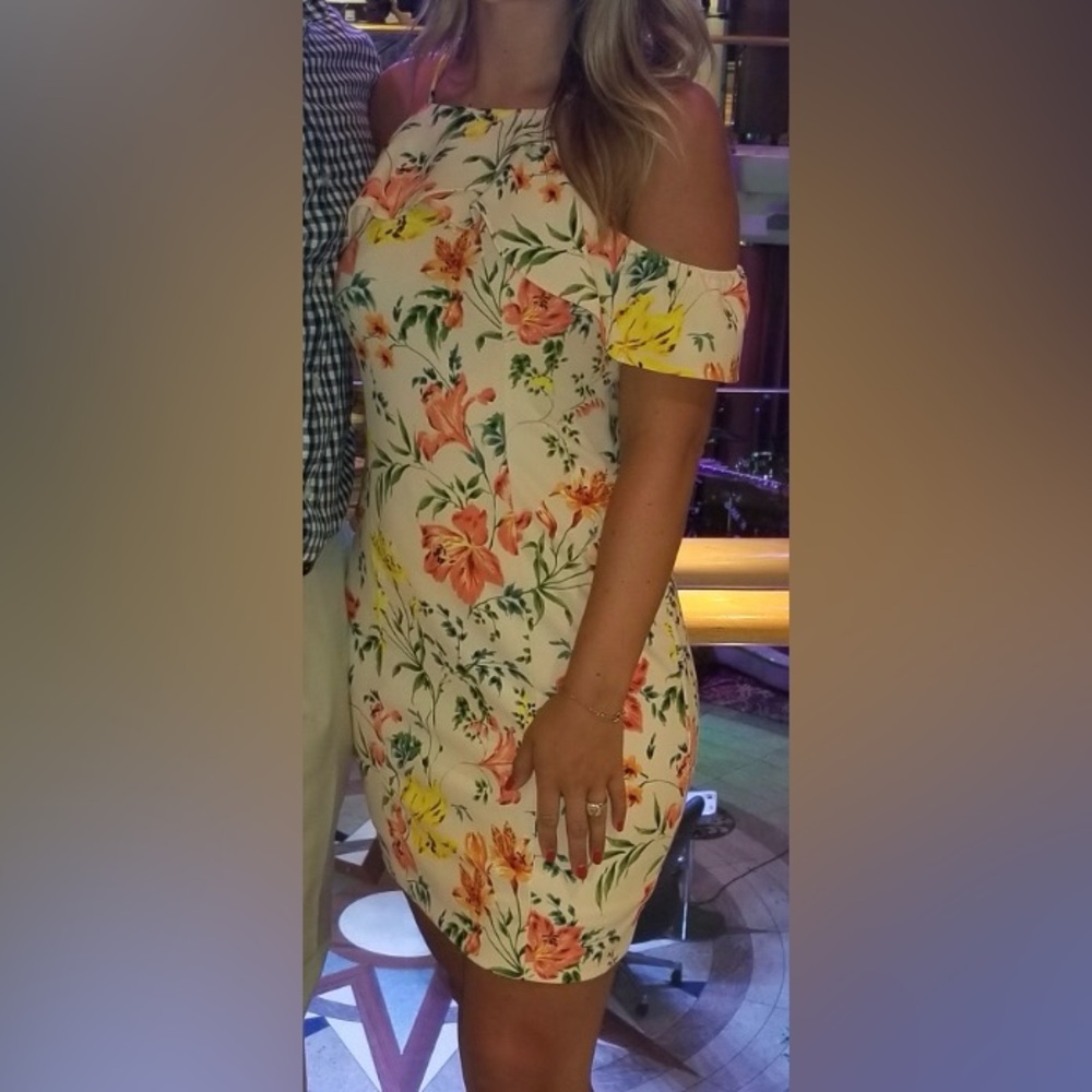 Guess Floral Mini Dress - Size 8